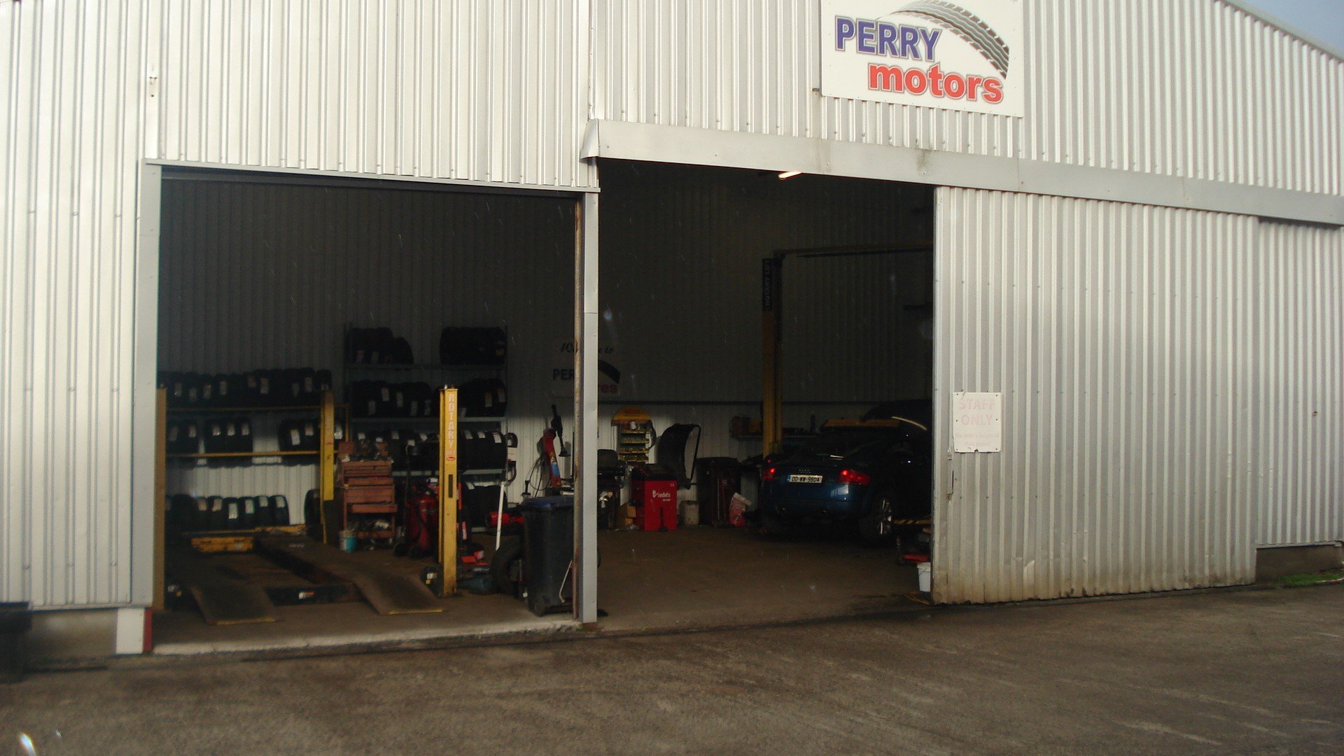 Perry Motors workshop and tyre centre, Athy